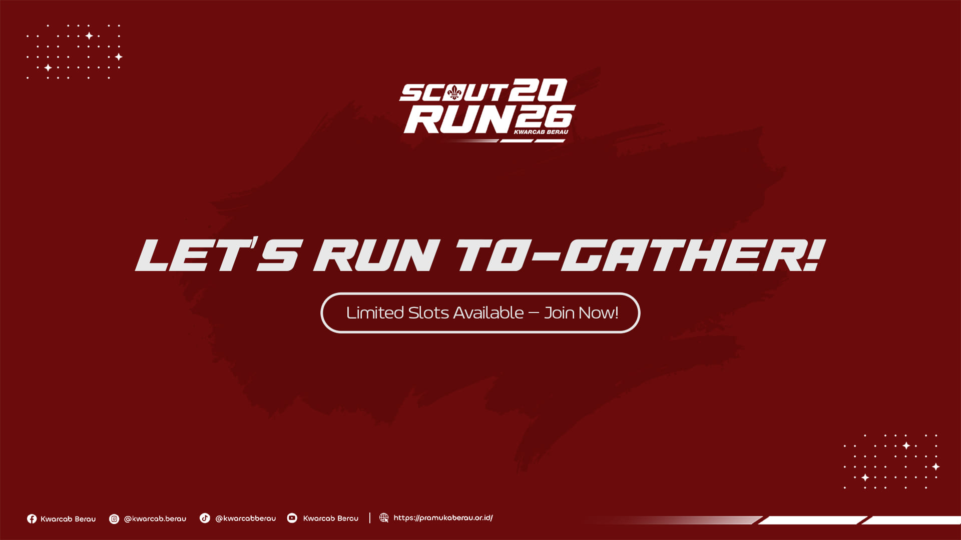 SCOUT RUN 2026 - Slide 5