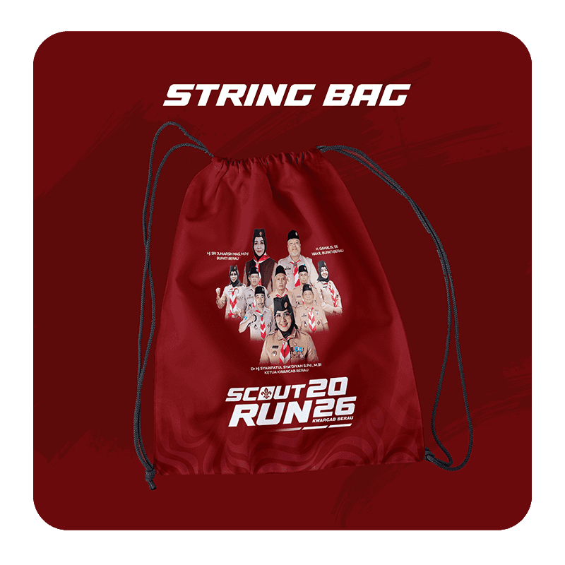 Scout Run 2026 String Bag