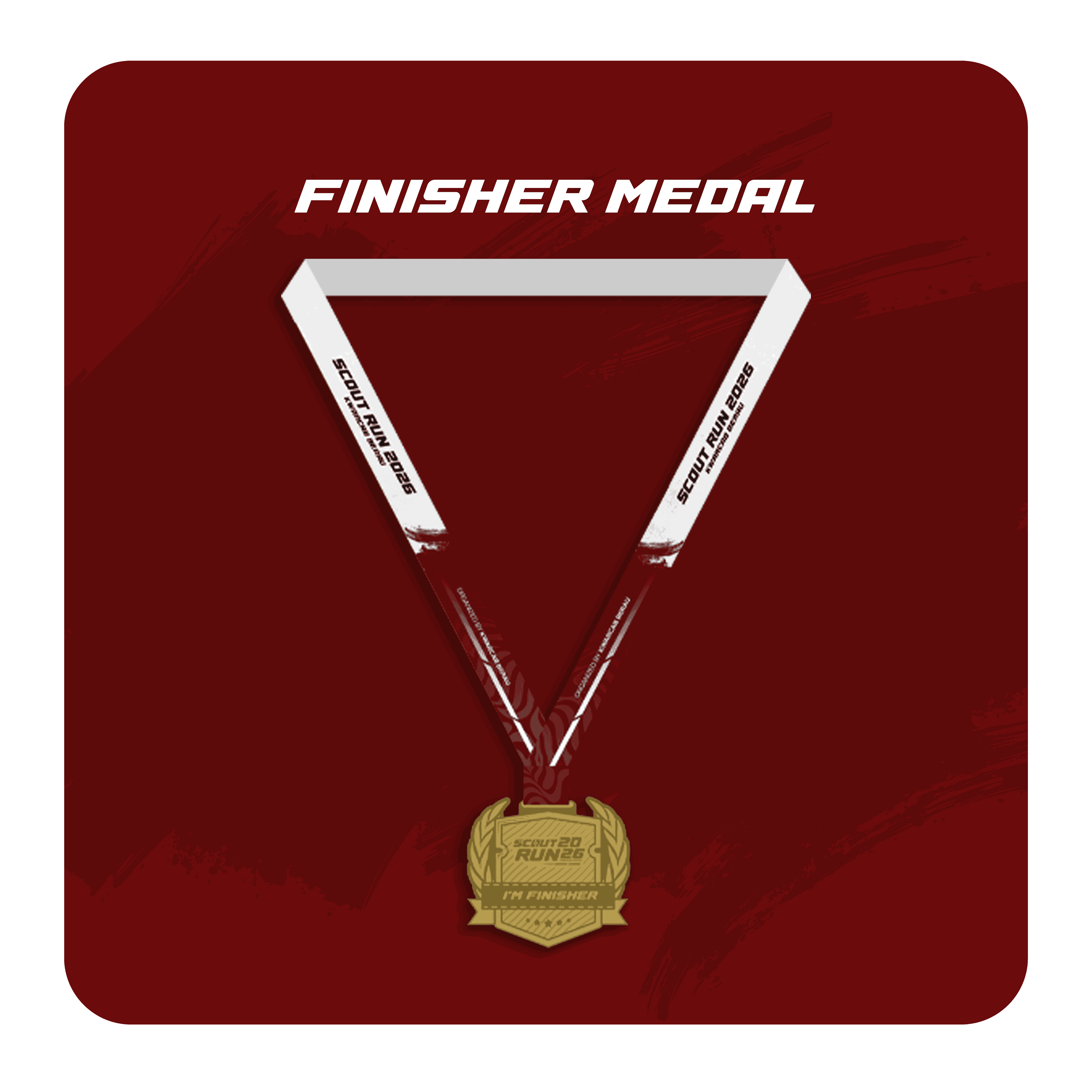Finisher Medal Scout Run 2026