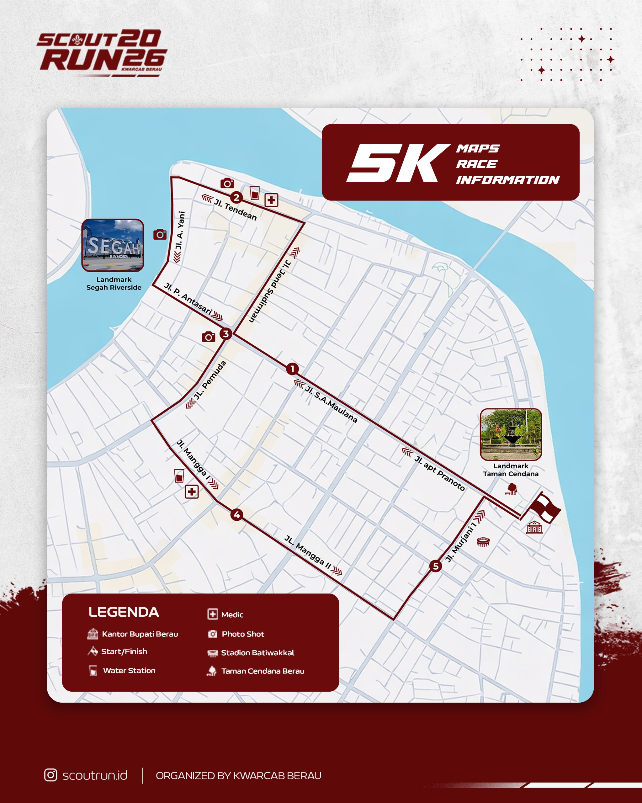 5K UMUM Course Map
